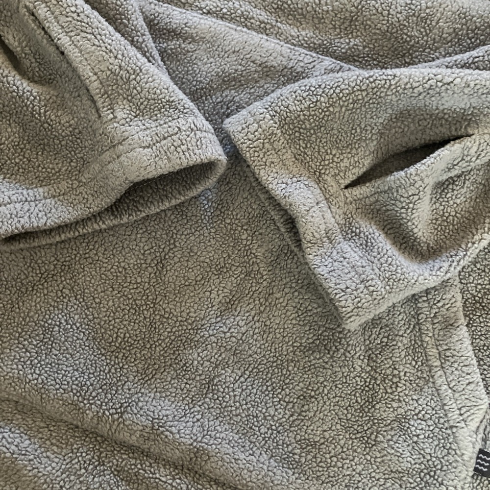 Free Fly Bamboo Polar Fleece Womens Hoodie Pullover Thumbholes Grey Size XL - Picture 4 of 7